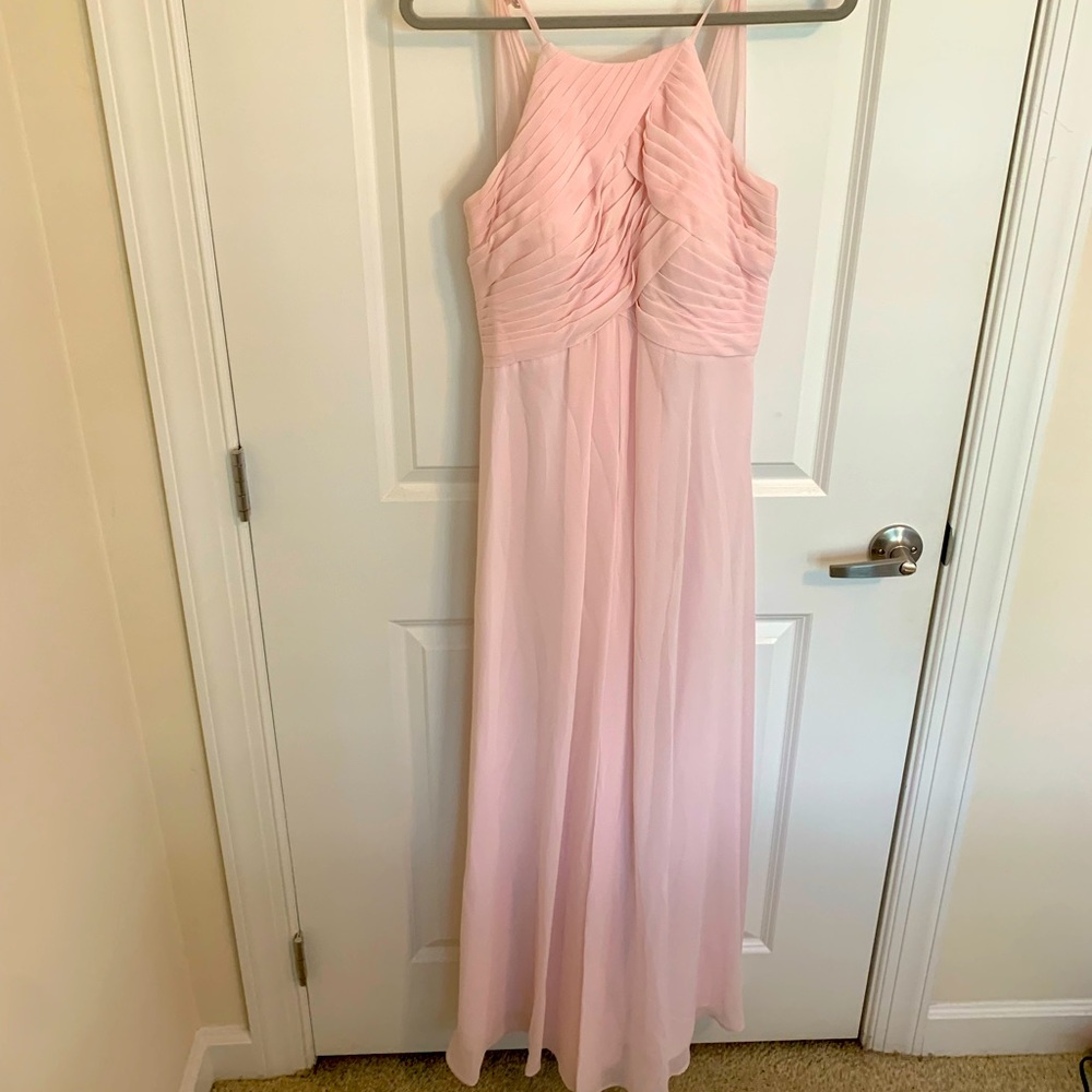 Worn once - Azazie Ginger - blushing pink